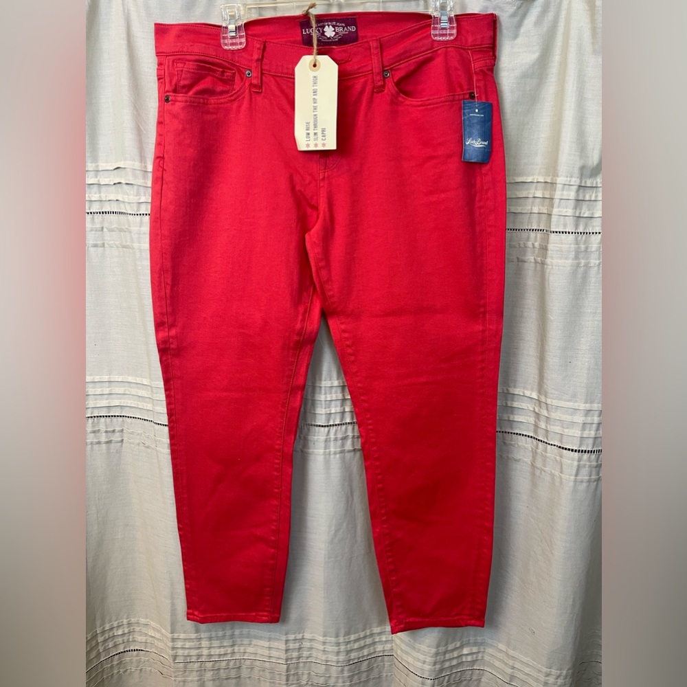 Lucky Brand LowRise, Slim through the hip and thigh capri pants NWT